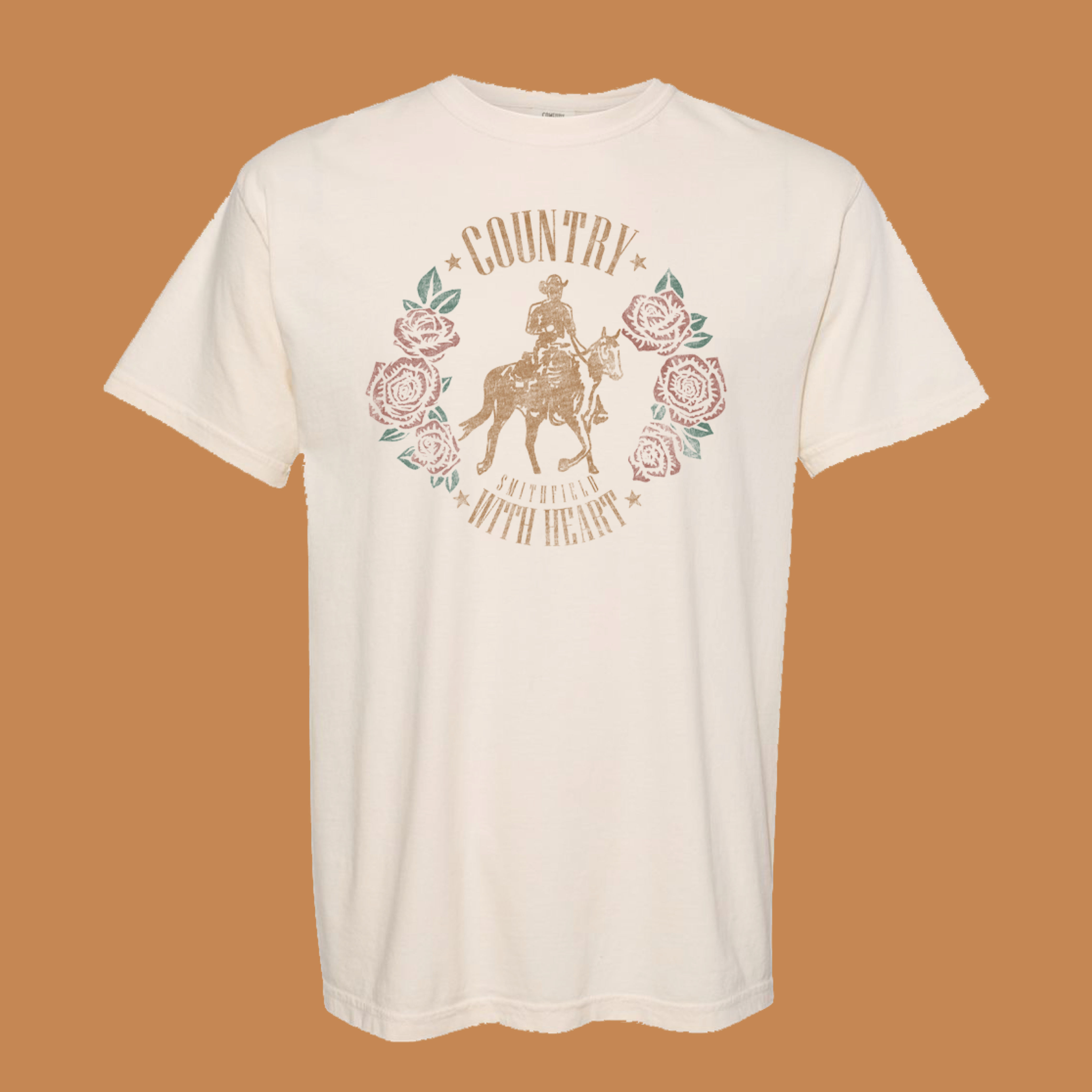 Smithfield Country With Heart Graphic T-Shirt