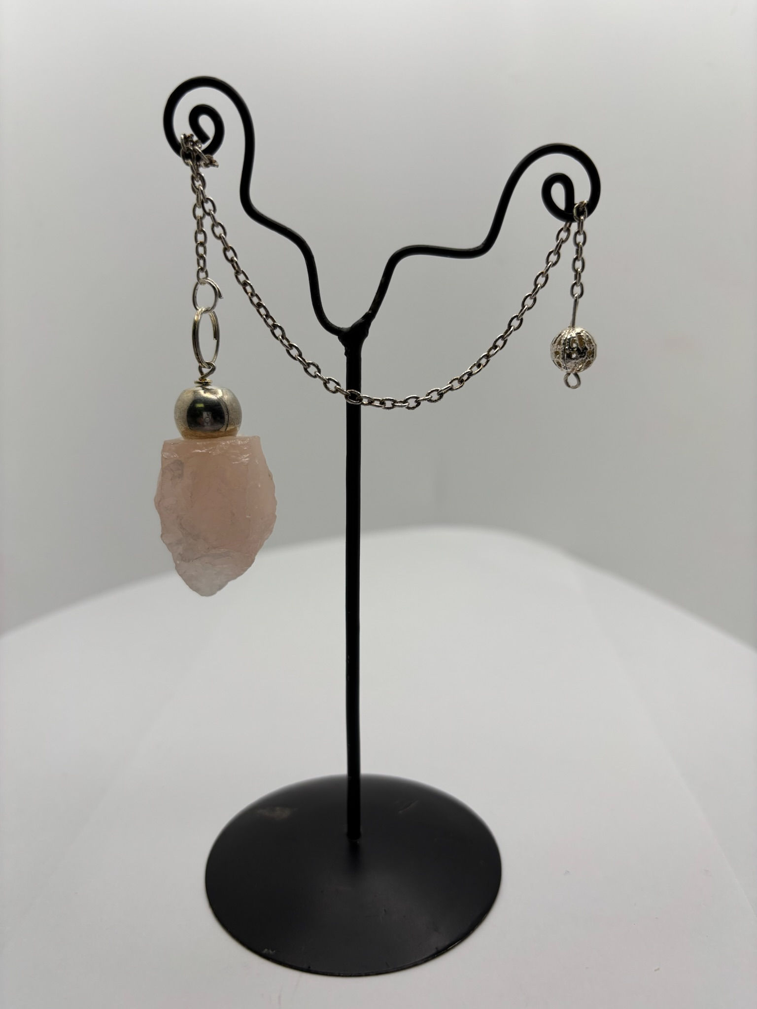 Rough Rose Quartz Pendulum