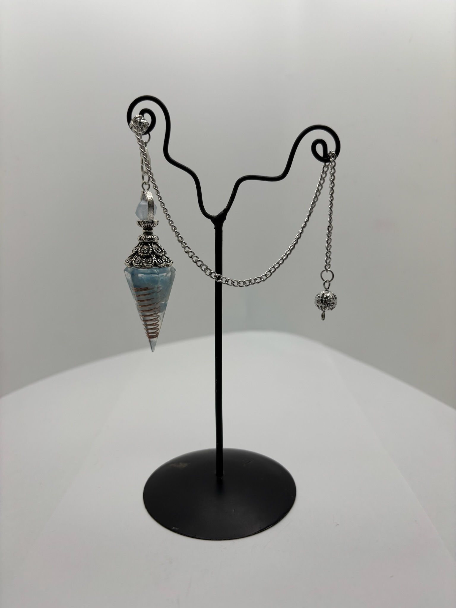 Green Aventurine Gemstone Chips w/ Copper & Resin