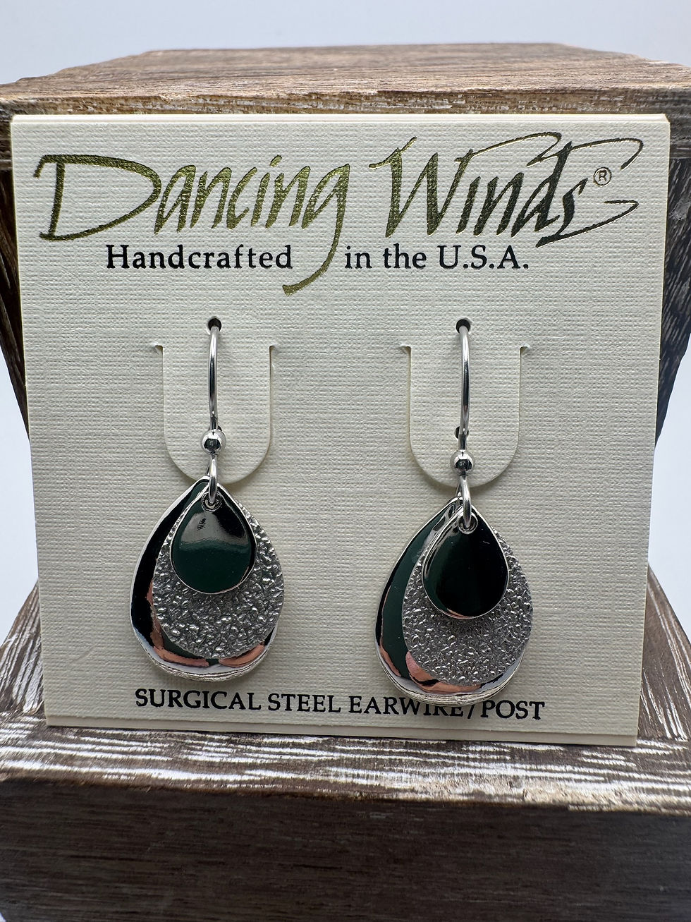 Silver Layered Ovals