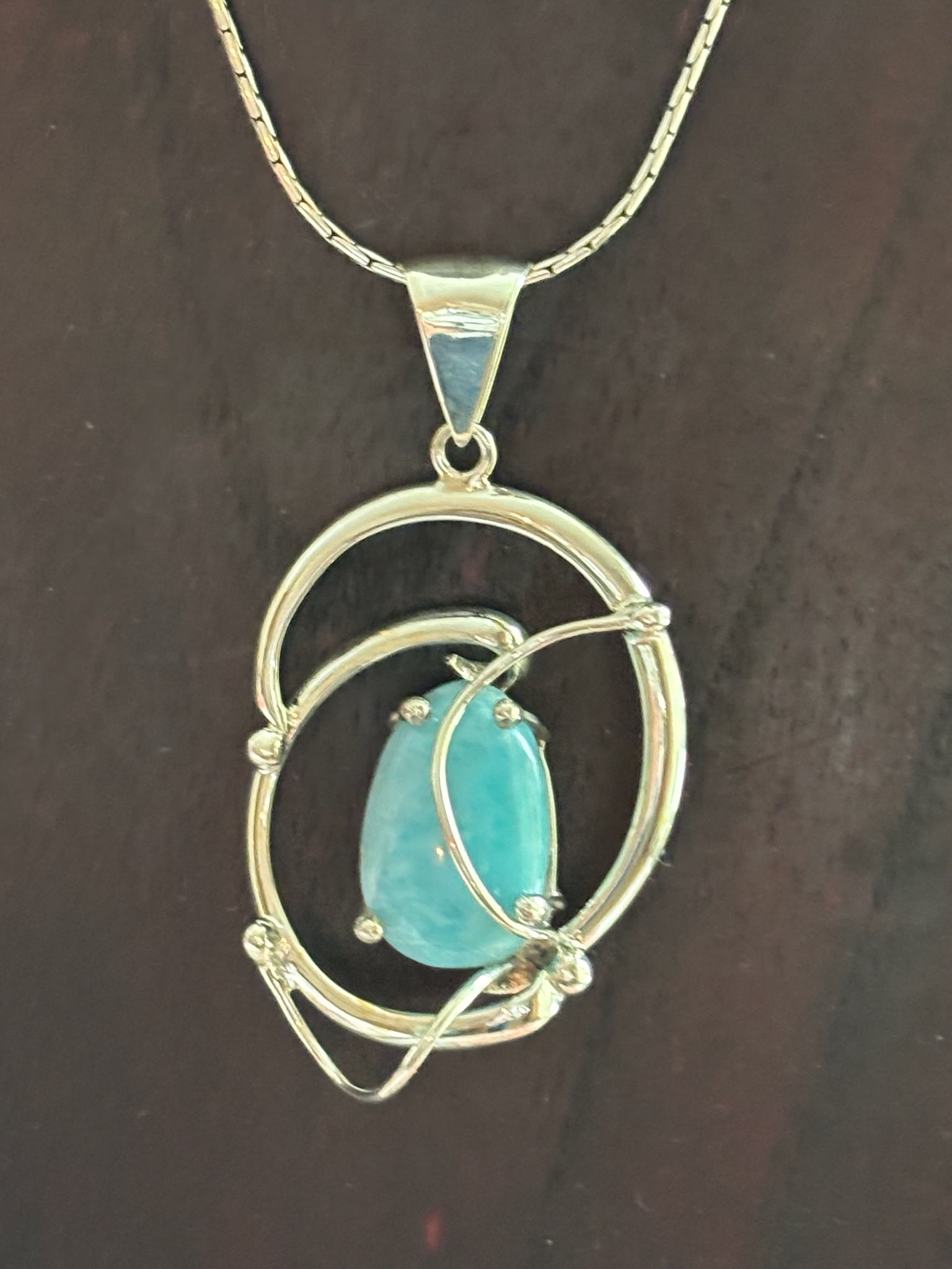 Larimar Pendant