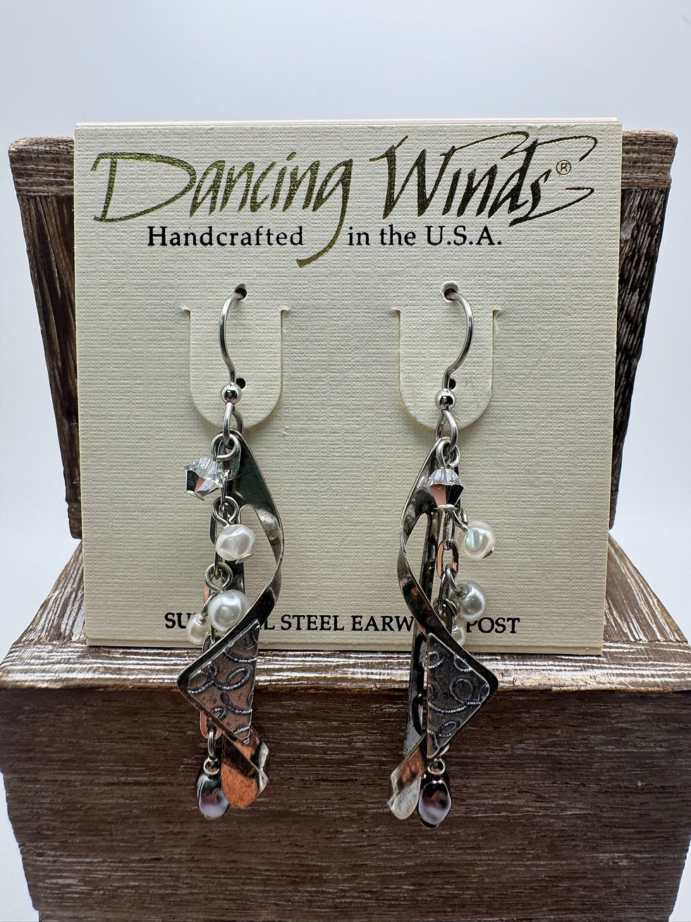 Silver & Pearl Earrings