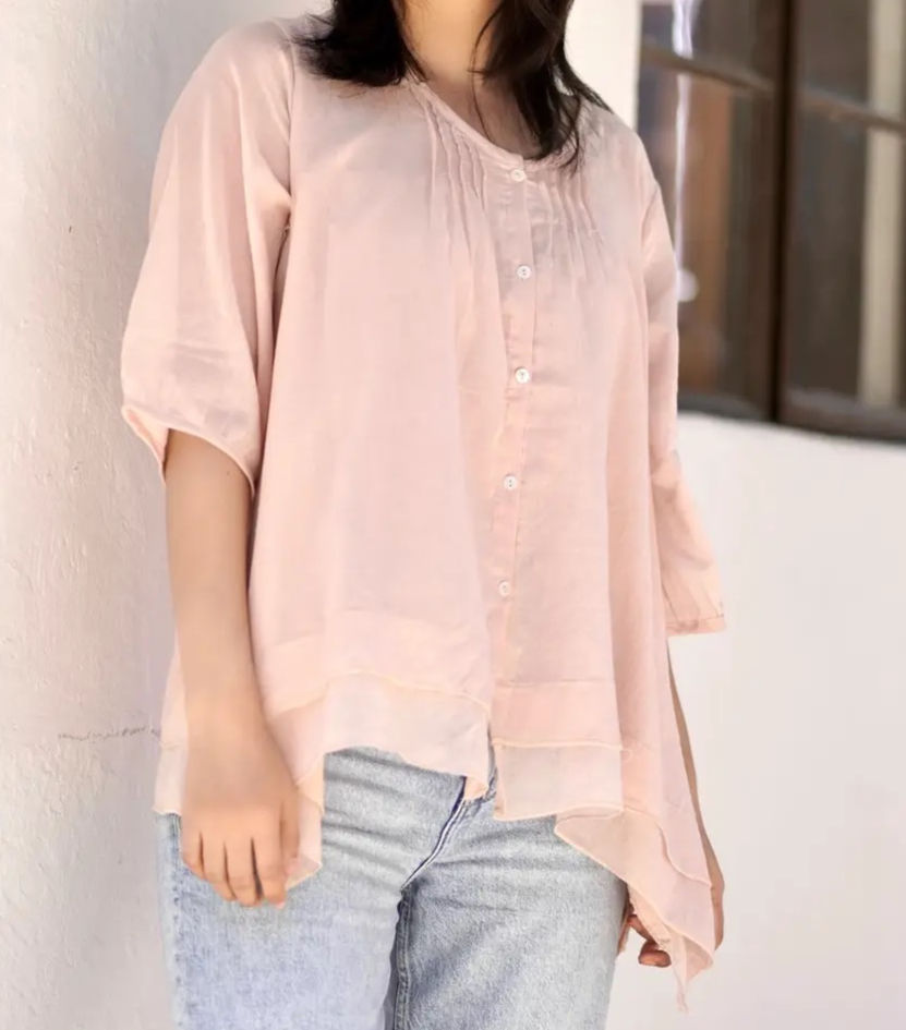 Cotton Blush Blouse