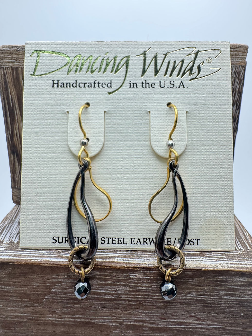 Black & Gold Earrings