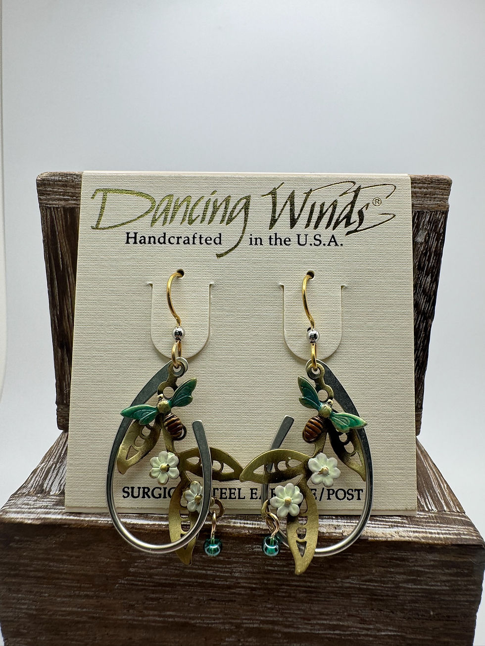 Bee& Flower Earrings