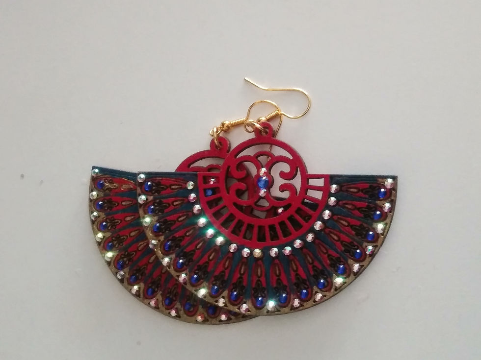 Fanning the Flames Earrings