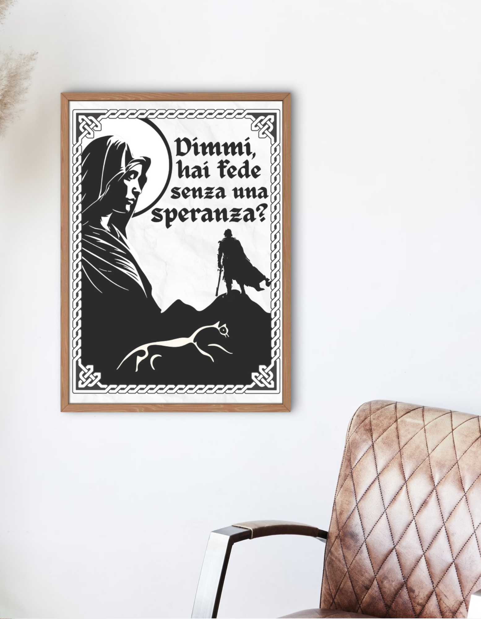 Poster Cavallo Bianco