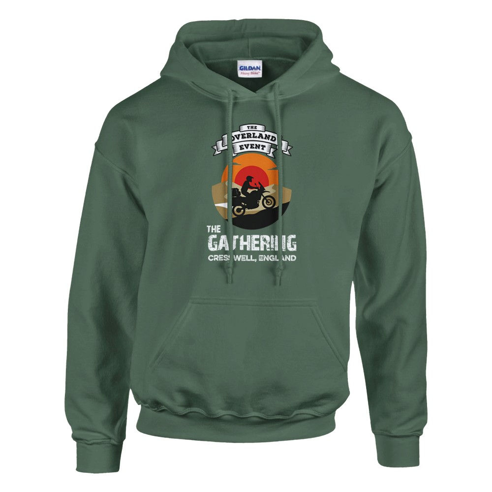 Overland Gathering Unisex Hoodie | Military Green