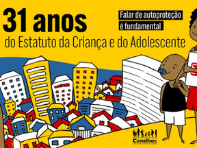 No aniversário do ECA, Cendhec lança livro sobre ensino da autoproteção para crianças