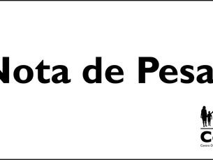 Nota de Pesar pelo falecimento de Wanderlino Nogueira Neto