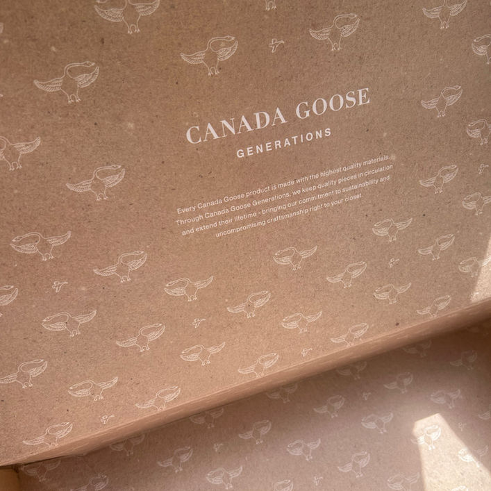Canada Goose pattern and packaging graphic design