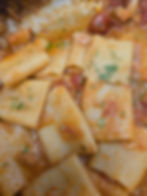 Paccheri al baccalà