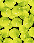 Tennis Balls Cotton Black