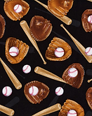 Baseball Equipment Cotton Black