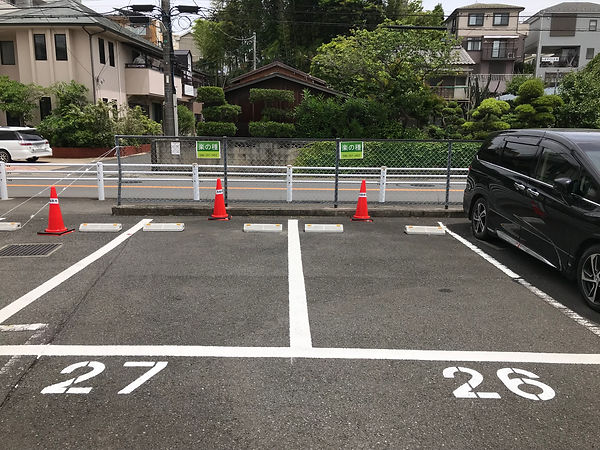 綾瀬、厚木周辺の肩こり,腰痛,頭痛へオススメの海老名の整体院 楽の種の駐車場案内です。
