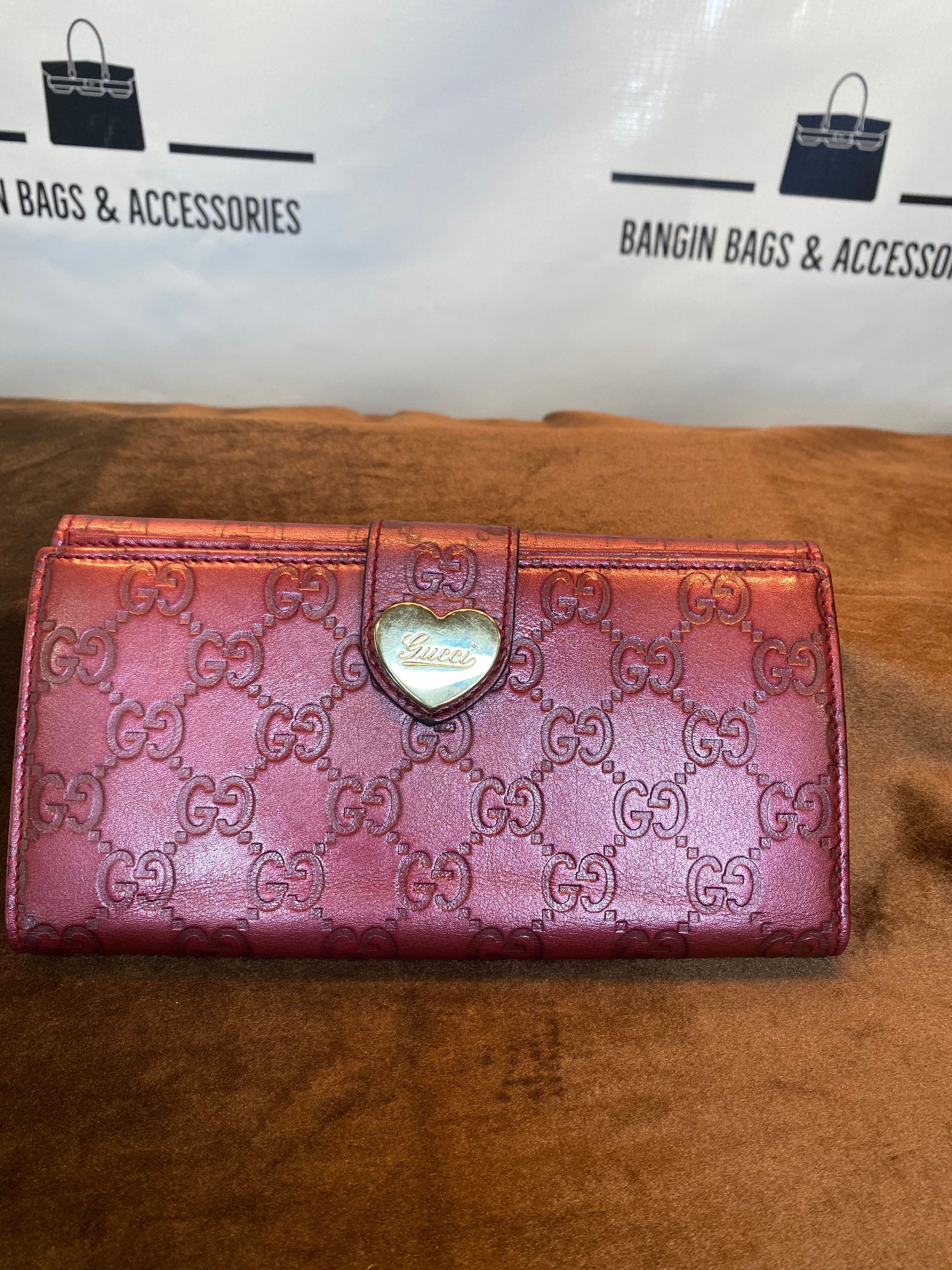 Gucci Guccisima Long Leather Wallet