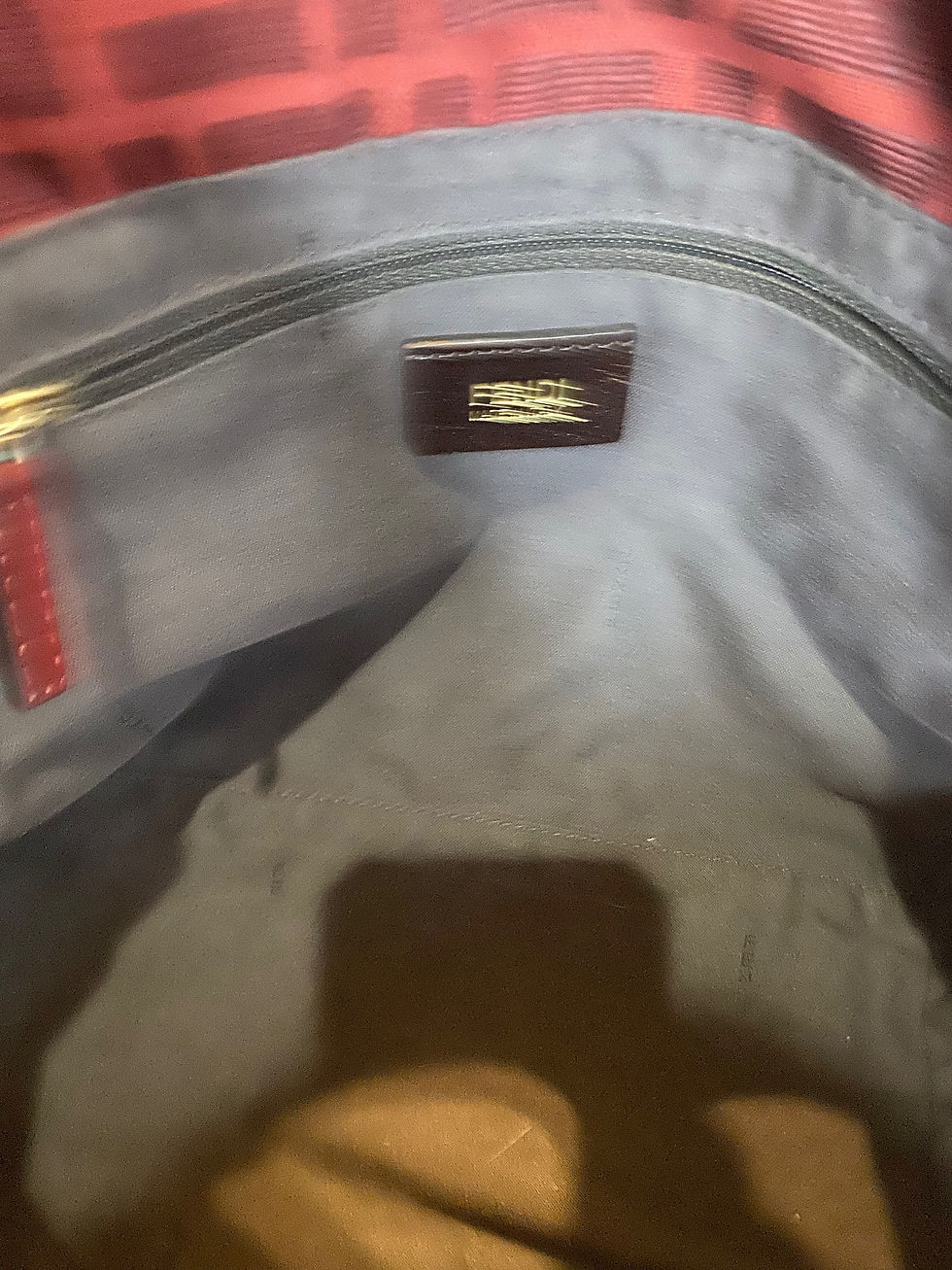 Thumbnail: Fendi Zucca Canvas Bag