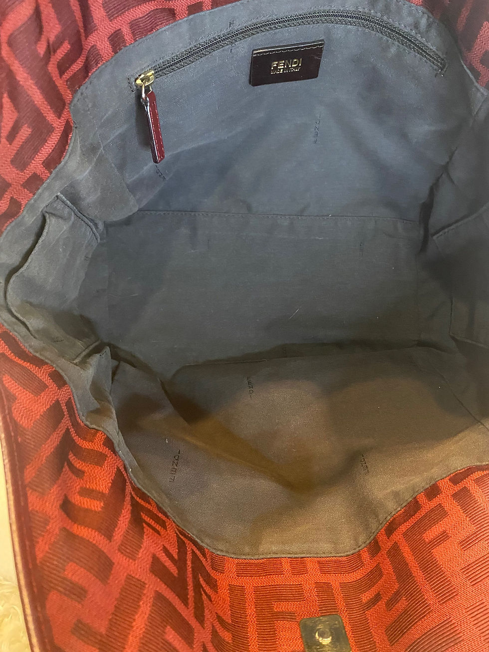 Thumbnail: Fendi Zucca Canvas Bag