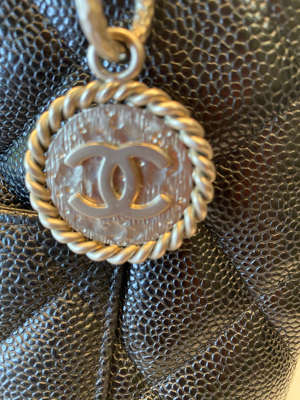 Thumbnail: Chanel Quilted Medallion Tote Cavier Leather
