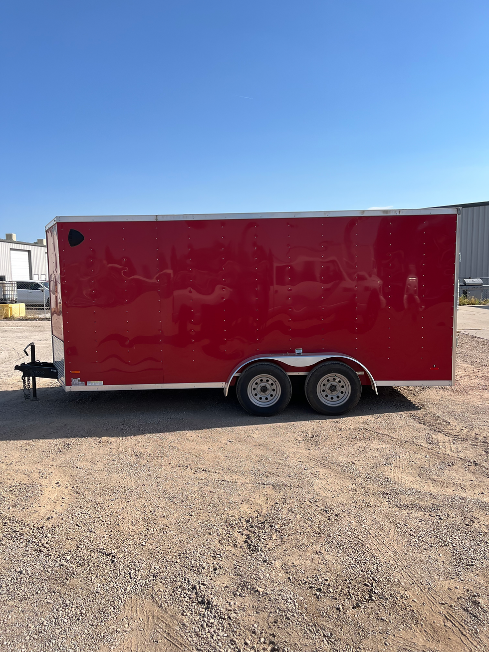 Thumbnail: 2023 MTI 16ft Enclosed Trailer