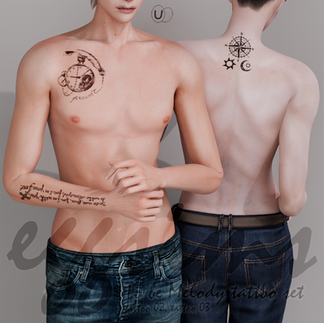 To be Melody Tattoo Set (tattoo 02, 03)
