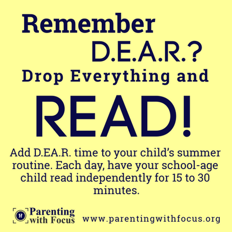 Remember D.E.A.R.? (Drop Everything and Read)