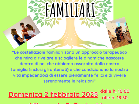 Giornata costellazioni familiari - Milanp