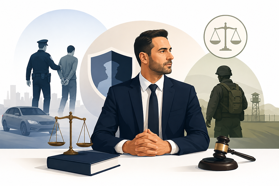 תובע משטרתי לשעבר עורך דין: למה זה משנה בהגנה שלך