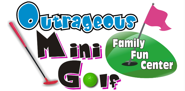 Outrageous Mini Golf logo