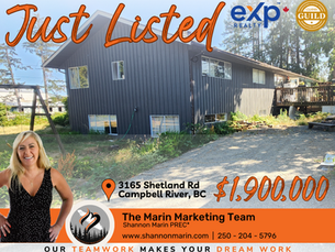 New Listing! House For Sale: 3165 Shetland Rd. Campbell River BC