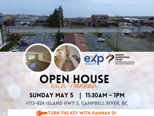 Open House With Hannah! Saturday Sunday May 5, 2024
