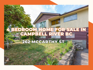 New Listing Virtual Tour! Quiet Neighbourhood Home For Sale: 262 McCarthy St, Campbell River