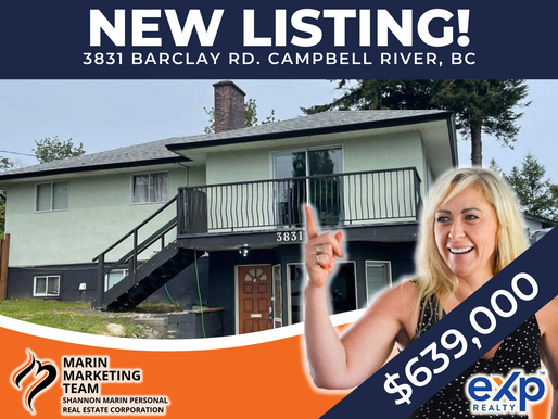 New Listing - 3831 Barclay Rd. Campbell River, BC