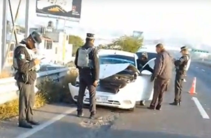 Se registra choque por alcance en Paseo de la República