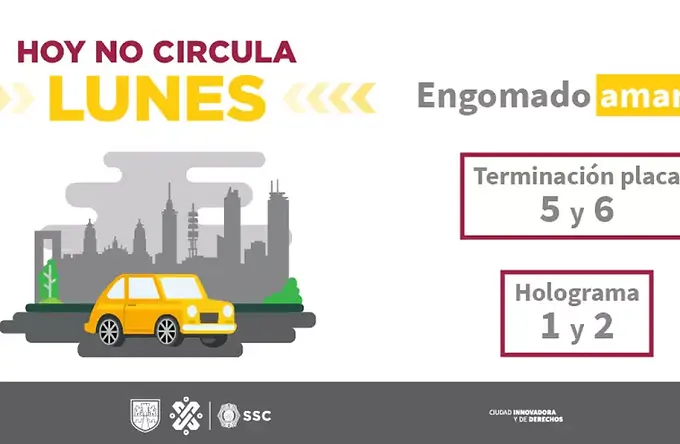 Hoy No Circula este 12 de enero con el regreso a clases