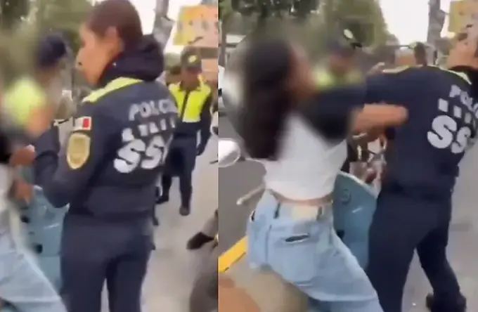 SSC investigará a policía de tránsito tras VIDEO sobre confrontación a golpes con una joven en Tlalpan
