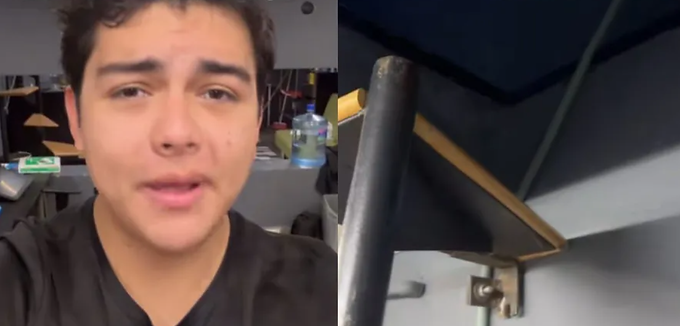 "¿Y el baño?"; Estudiante presume vivir en una cisterna de la CdMx y se vuelve viral en TikTok