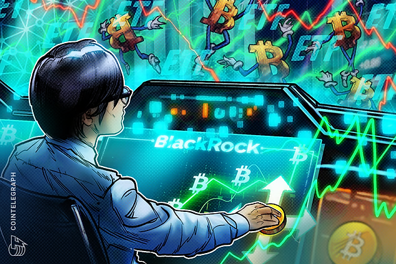 ETF de Bitcoin de BlackRock puso fin a una racha de 31 días de entradas 