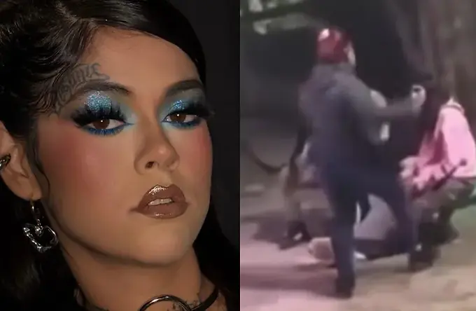 Golpean en vivo a Marié Bachitas, famosa influencer