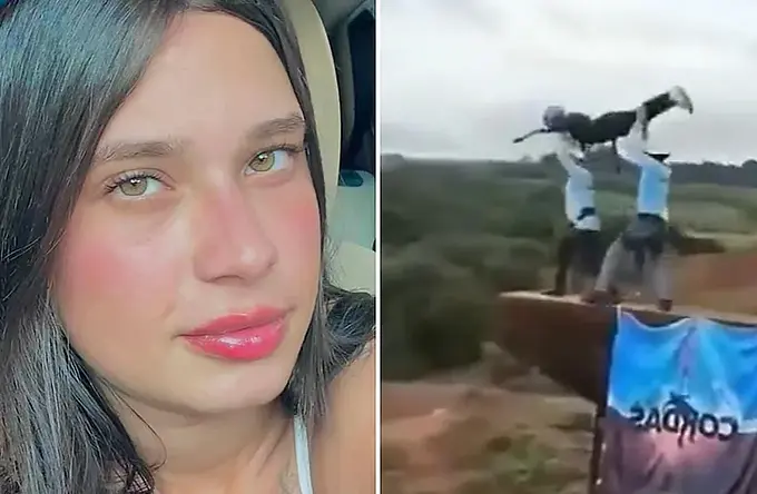 "Me duele tu partida": madre de María Eduarda, joven que murió tras ser lanzada de bungee