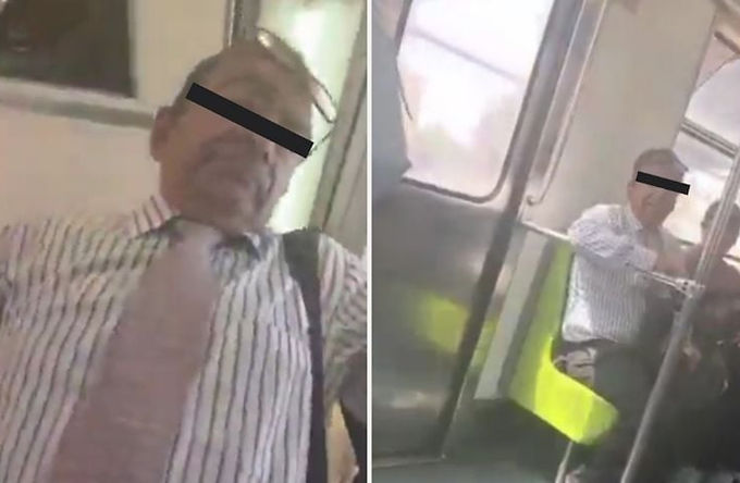 Hombre discute con pasajeras por negarse a salirse del vagón para mujeres en el Metro, aseguró ser un inspector