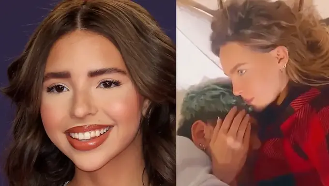 Aguilar es acusada de copiar el romántico video de Christian Nodal