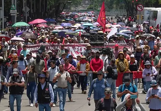 Caos anunciado hoy en CDMX: Maestros de la CNTE vuelven a manifestarse