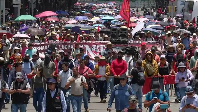 Caos anunciado hoy en CDMX: Maestros de la CNTE vuelven a manifestarse