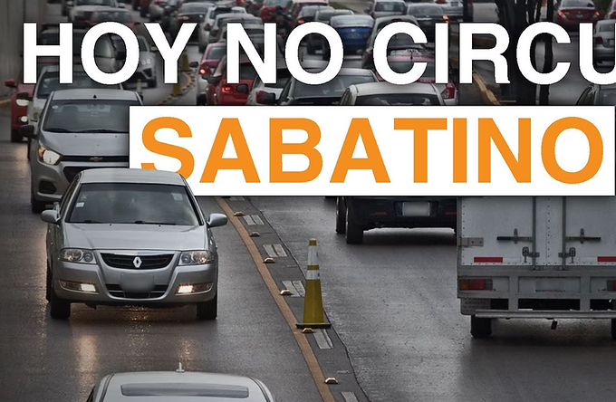 Hoy no Circula sabatino en CDMX y Edomex afecta a estos vehículos