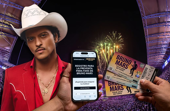 ¡Bruno Mars regresa a México este 2026!