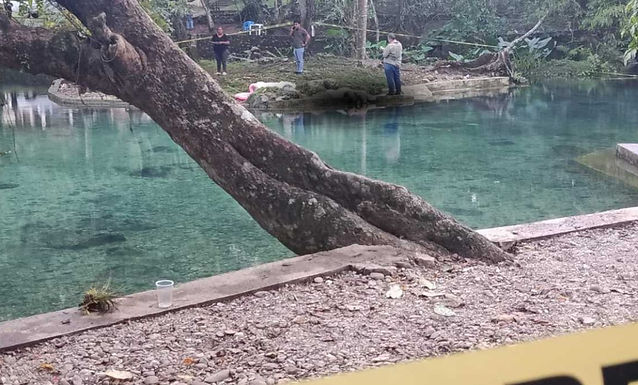 Muere en balneario de Valle Nacional; una rama le cay贸 en la cabeza