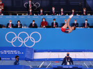 Flying through the air