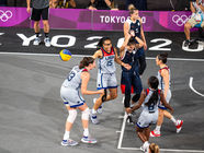 Battling for the ball