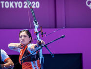 Firing her arrow